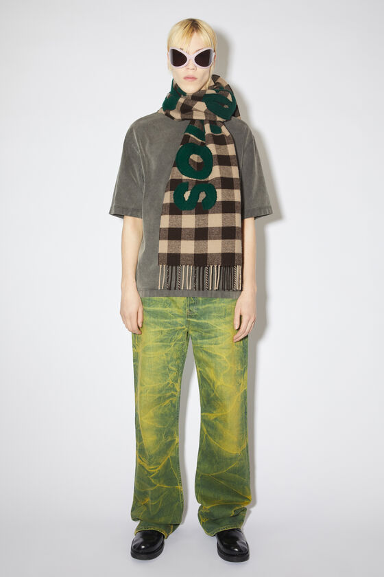 (image for) Customizable Check logo scarf